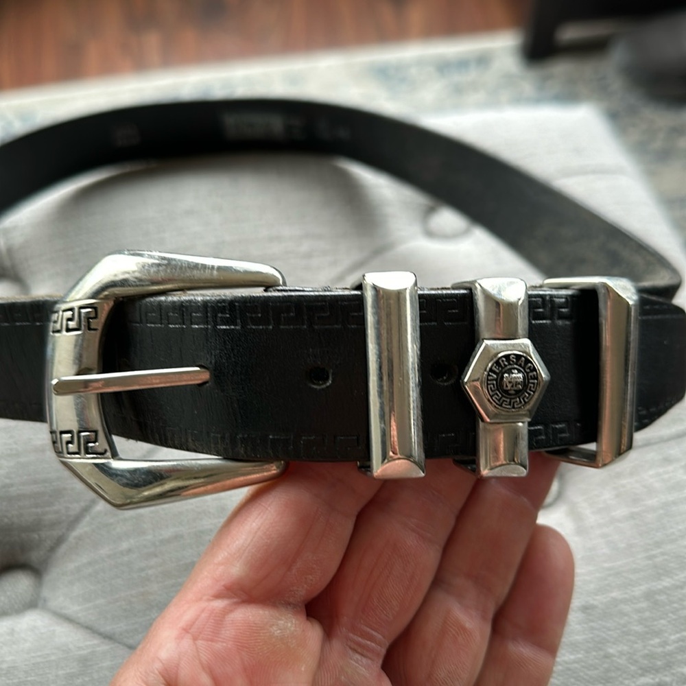 Vintage Versace Leather Belt